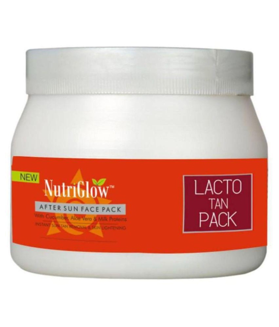 Nutriglow Lacto Tan Scrub 500gm + SunScreen Fairness Lotion SPF 40 PA+++ Each 120mL (Pack of 2)