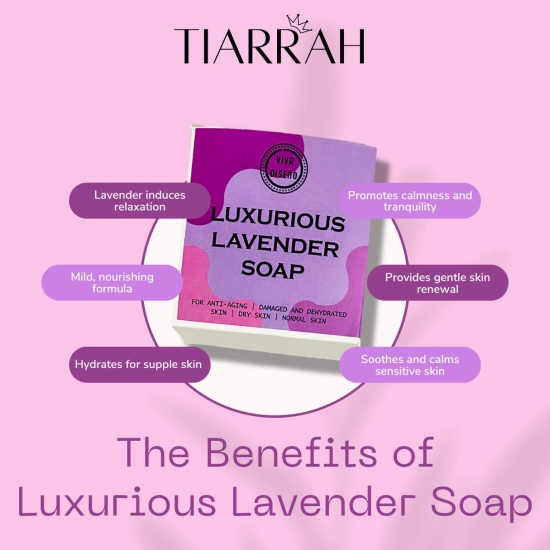 Luxurious Lavender Soap-Pack of 3