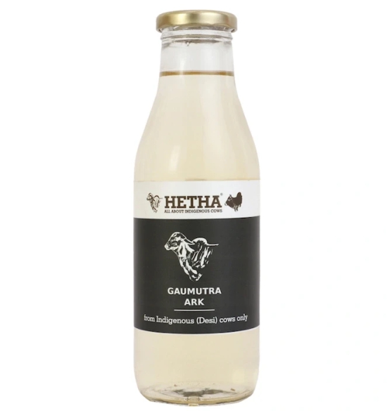 Desi Cow Gaumutra Ark / Gomutra Ark (Size - 450 ml) by HETHA ORGANICS LLP