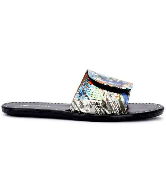 Buxton - Blue Mens Slide Flip Flop - None