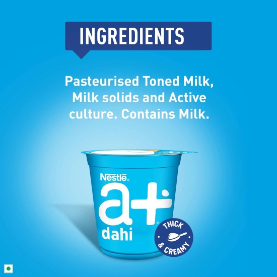 Nestle A+ Dahi, 380 G Cup