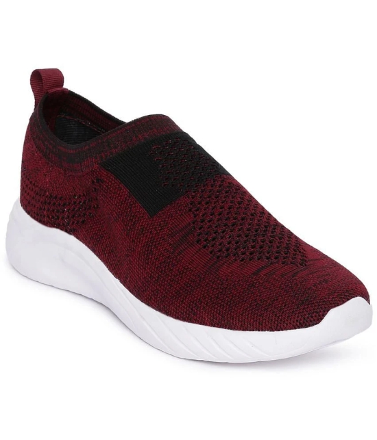 Paragon - Maroon Mens Sports Running Shoes - None