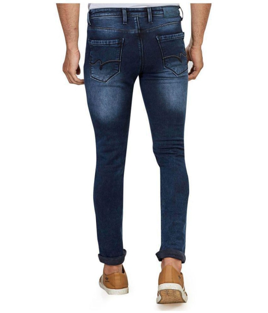 HJ HASASI Blue Regular Fit Jeans - None