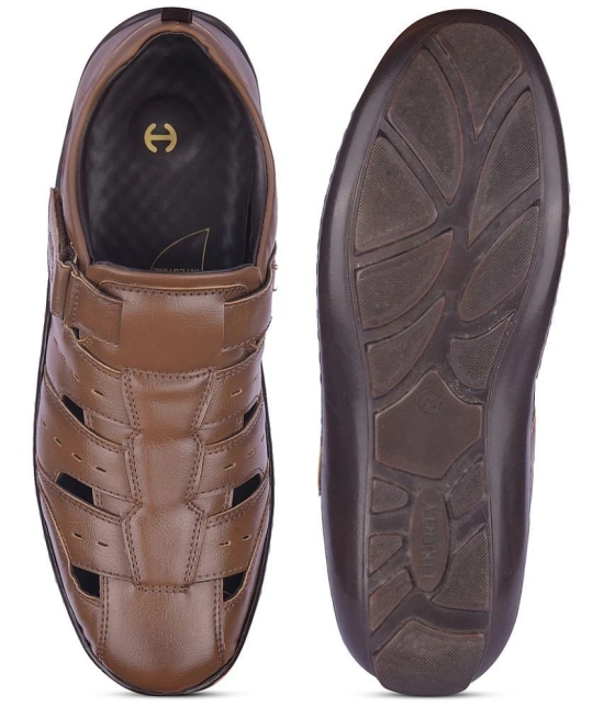 Liberty - Tan Mens Sandals - None