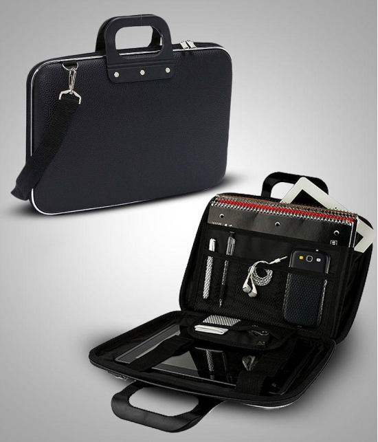 Creator shop - Black Leather Briefcase