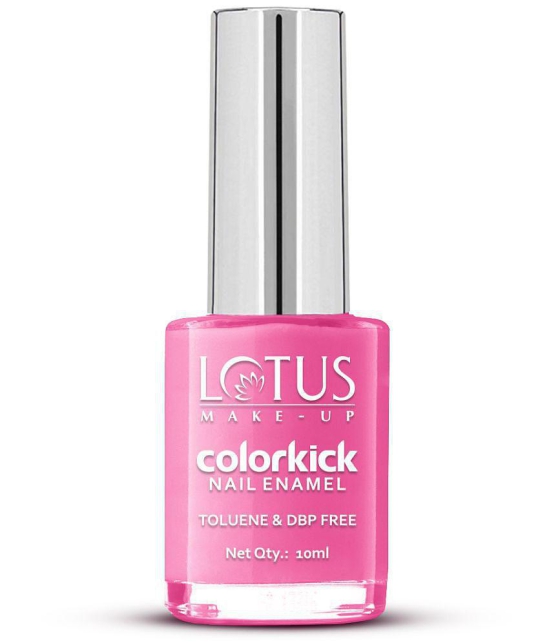 Lotus Makeup Colorkick Nail Enamel Pink Rage 918, 10ml