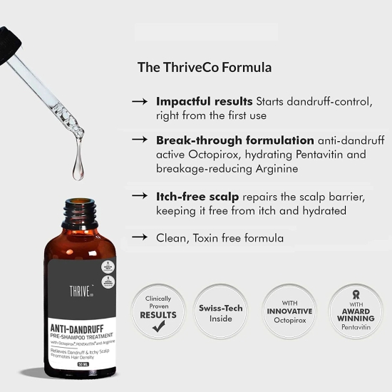 ThriveCo Anti-Dandruff Pre-Shampoo Treatment - 50ml