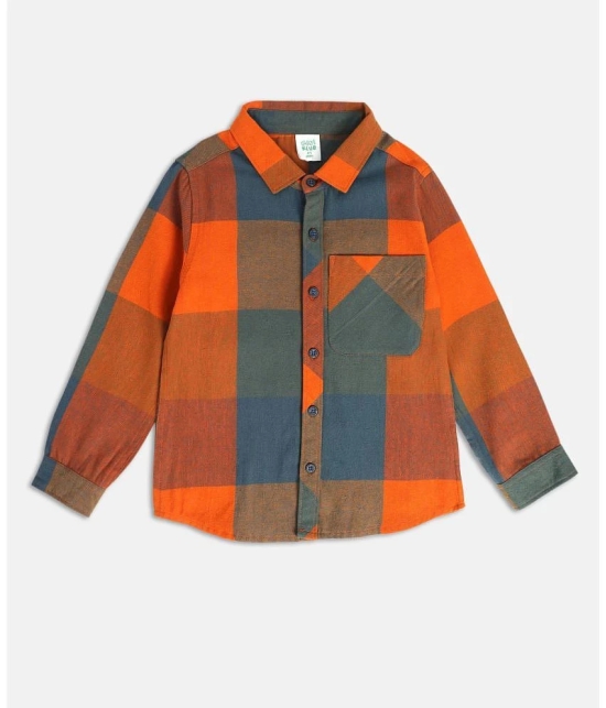 MINIKLUB ORANGE SHIRT For KIDS BOYS - None