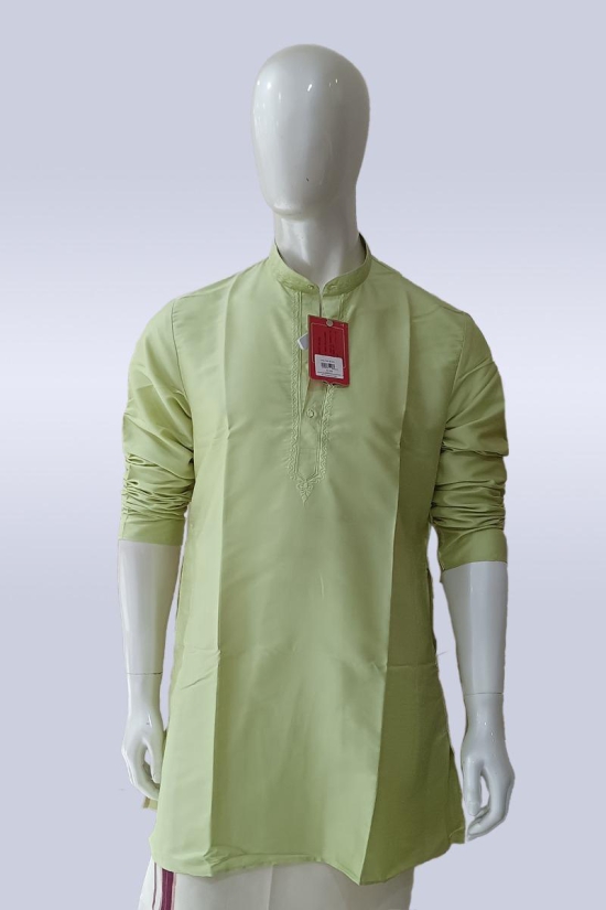 Pastel Blue Color Silk Kurta