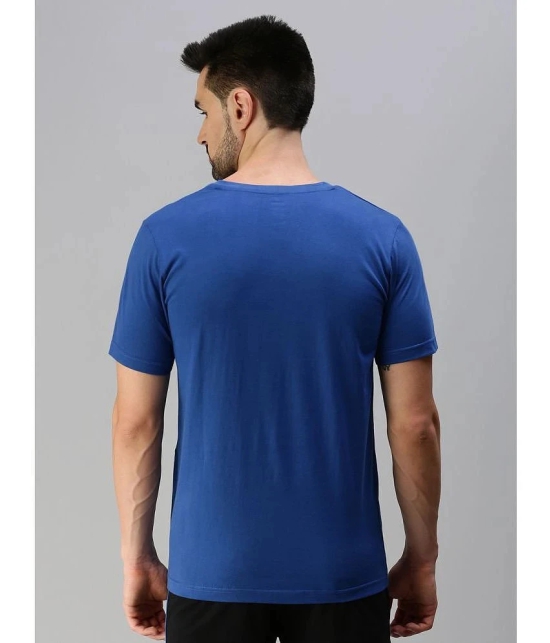 ONN - Indigo Cotton Blend Regular Fit Mens T-Shirt ( Pack of 1 ) - None