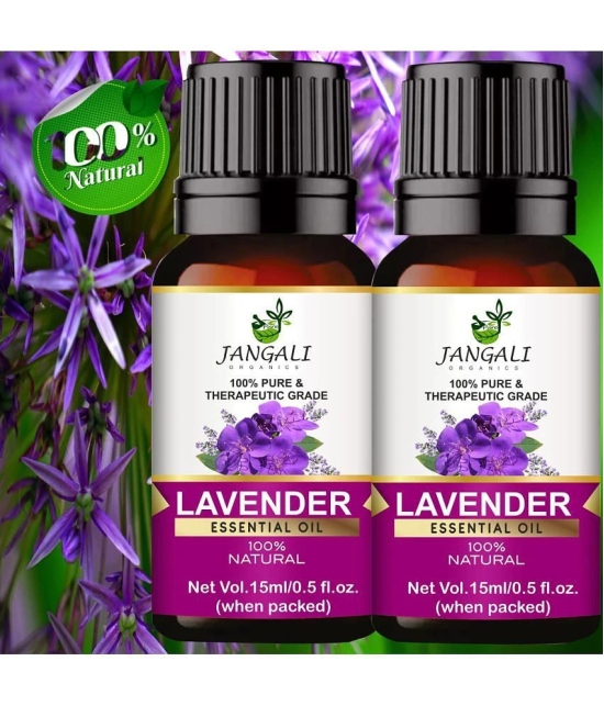 Pure Jangali Organics Lavender Essential Oil 30 mL ( Pack of 2 )