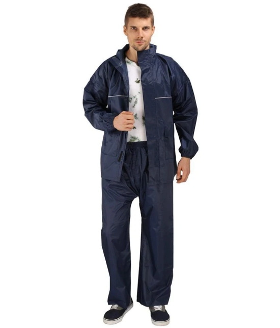 Goodluck Raincoat Set - Navy - None