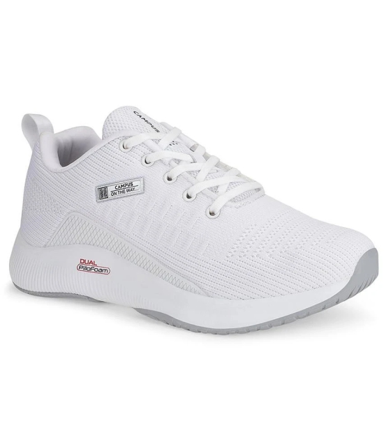 Campus - TOLL White Mens Sports Running Shoes - None