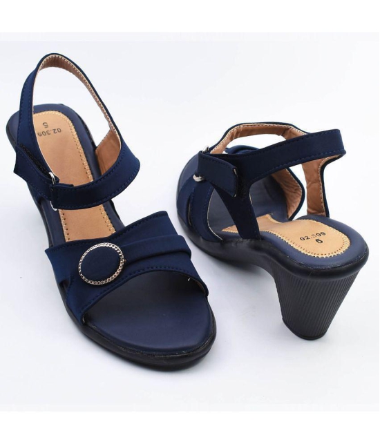 Dream Makers - Blue Women''s Sandal Heels - None