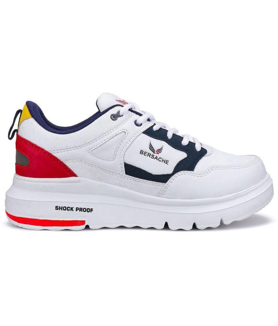 Bersache Casual Shoes White Mens Outdoor - None