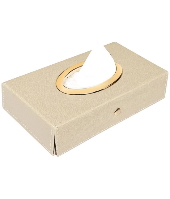 Auto Hub Car Tissue Dispenser Leatherite Beige