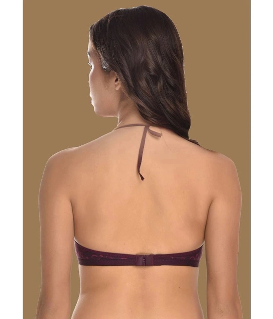 Madam Cotton Blend Non Padded Womens Everyday Bra ( Wine ) - None