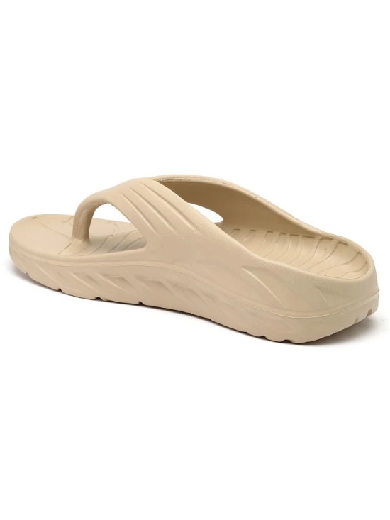 Bersache Beige Mens Thong Flip Flop - None