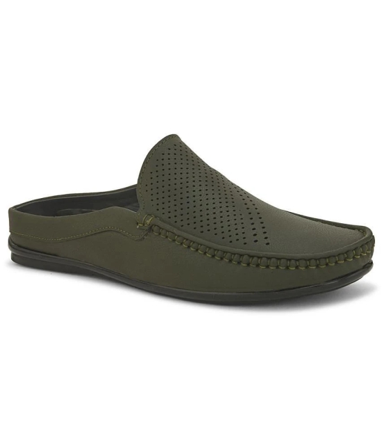 Sir Corbett Olive Mens Slip on - 7