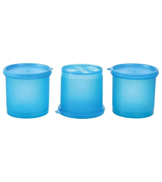 HOMETALES Plastic Multi-Purpose Food Container, 800ml Each, Blue, (3U) - Blue