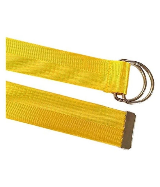 Livosorb Yellow Nylon Casual Belt - Free Size