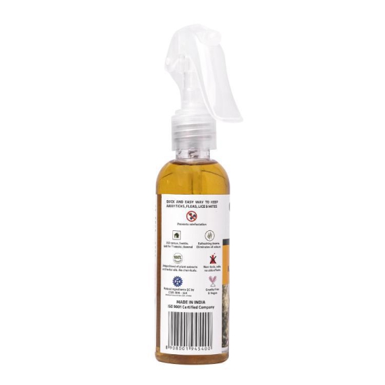 Herbal Kennel Spray for Ticks,Fleas,Lice and Mites - 100 Ml