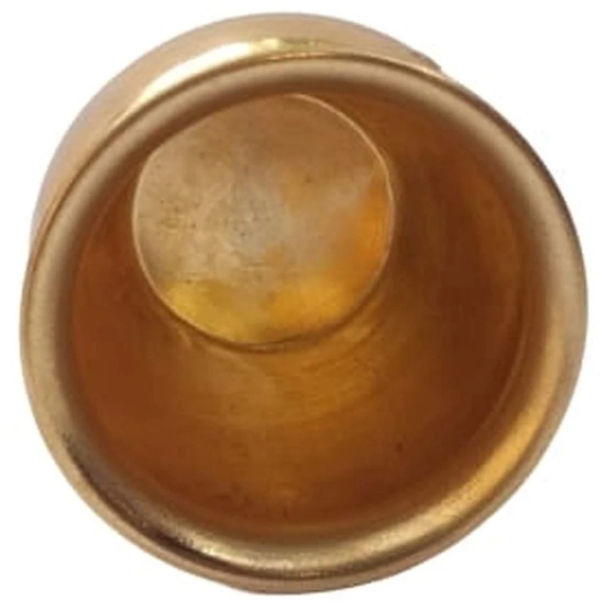 Mii Art Brass Kalash lota for Temple and Pooja Purpose, (Color-Golden)(Size-8 cm,Small) Pack of 1 pcs.