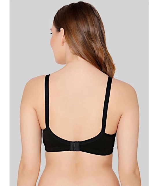 Bodycare Black Cotton Blend Lightly Padded Womens Everyday Bra ( Pack of 1 ) - None