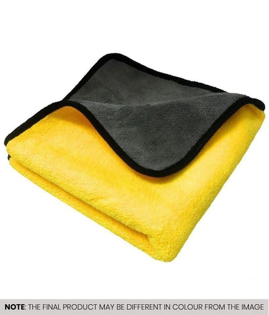 HOMETALES Multicolor Microfiber Cleaning Cloth For Automobile Car accessories ( Pack of 1 ) 40x40 cms