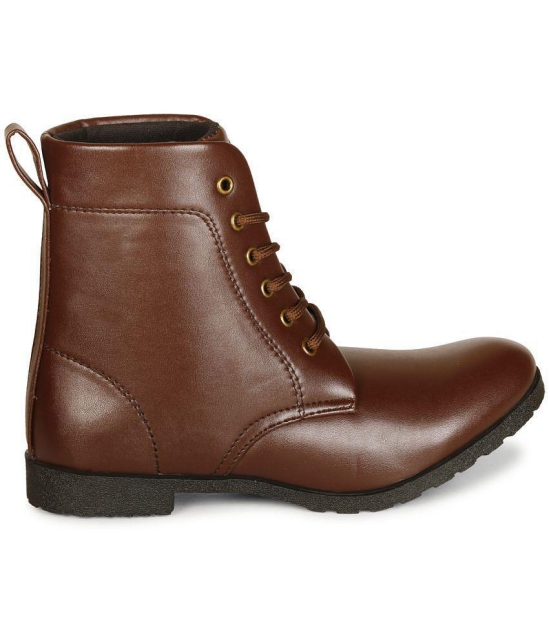 Ishransh - Brown Women''s Ankle Length Boots - None