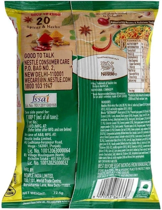 Maggi Masala Veg atta Noodles 72.5g