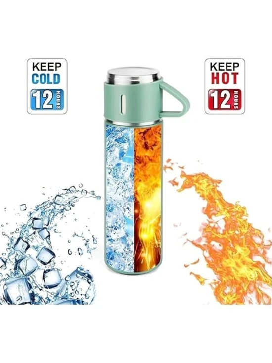 dust n shine Vacuum Flask Assorted Steel Water Bottle 500 mL ( Set of 1 ) - Assorted