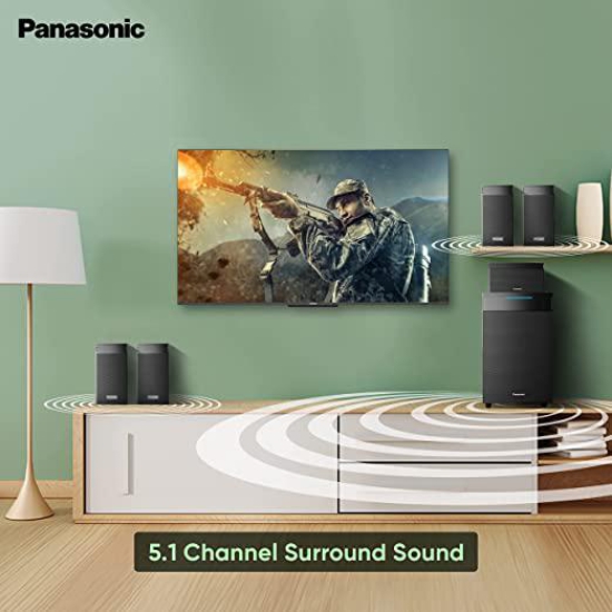 Panasonic SC-HT550GW-K 150 W Bluetooth Home Theatre (Black, 5.1 Channel)