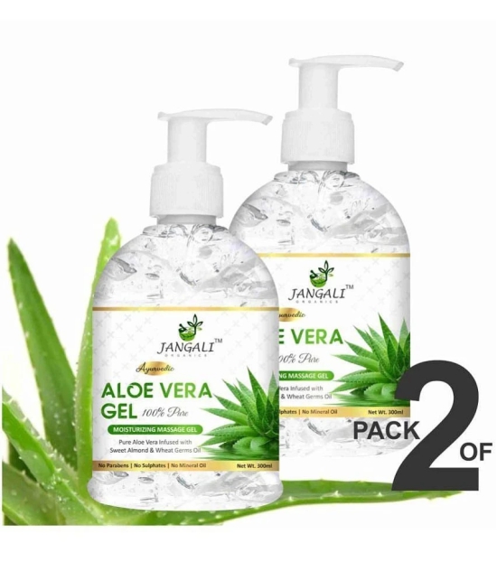 PURE JANGALI ORGANICS Aloe Vera Gel - Moisturize Skin & Younger Looking 600ML