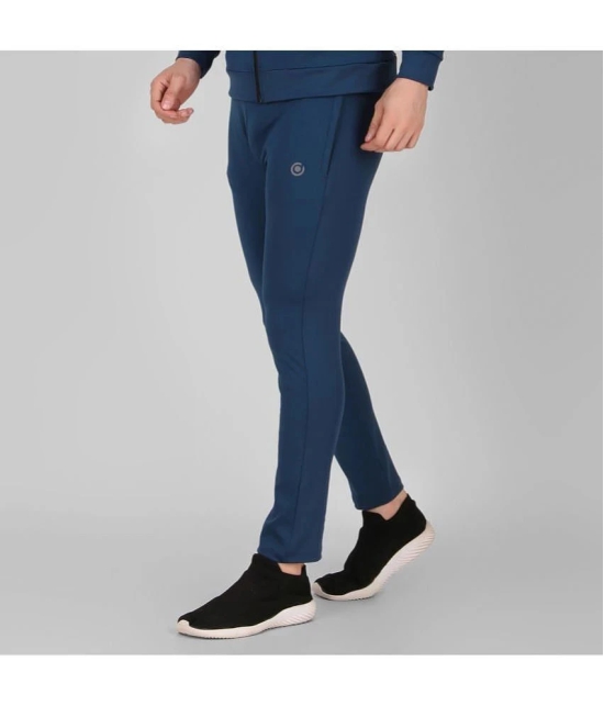 Diaz - Blue Lycra Mens Sports Trackpants ( Pack of 1 ) - None