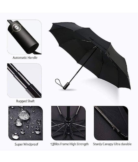 RAMDEV ENTERPRISE Black Umbrella - Black