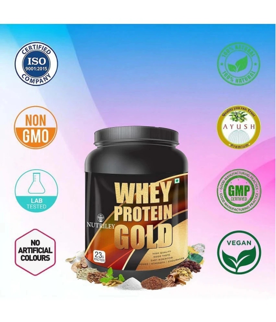 Nutriley Whey Gold Whey Protein ( 500 gm , American Icecream - Flavour )