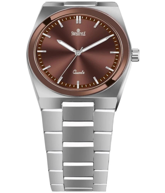 Swisstyle Silver Stainless Steel Analog Mens Watch