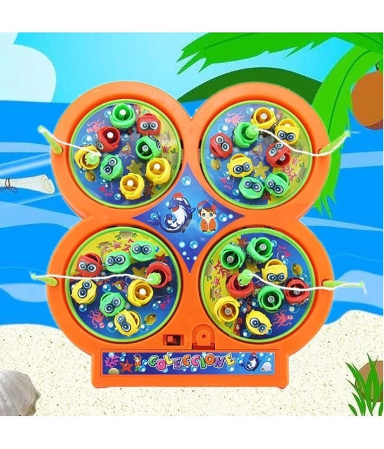 Fratelli Fishing Game Toy Set with Rotating Board | Now with Music