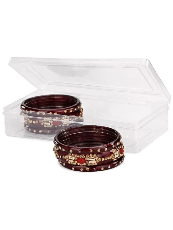 Somil Multicolor Bangle Set ( Pack of 12 ) - None