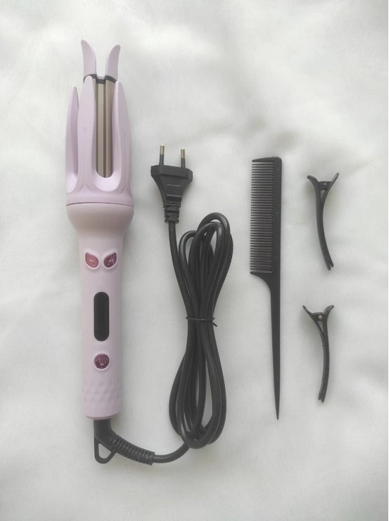 CurlEase - Fully Automatic Hair Curler with 4 Temperature-Peach