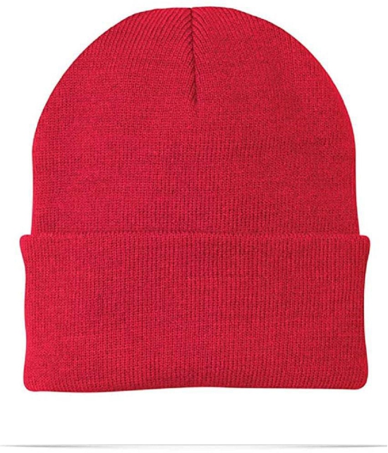 Penyan School Winter Woolen Cap Beanies Warm Cold Weather Beanie Hats for Boys or Girls (6 - 7 Years) - None