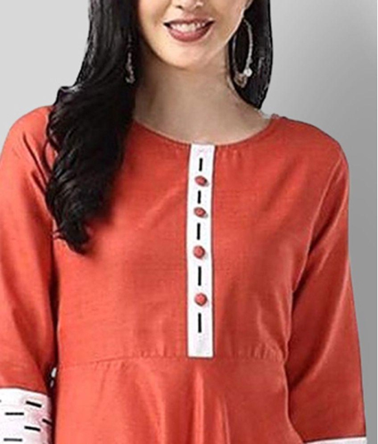 Estela - Multicolor Cotton Women''s Flared Kurti ( Pack of 2 ) - 3XL