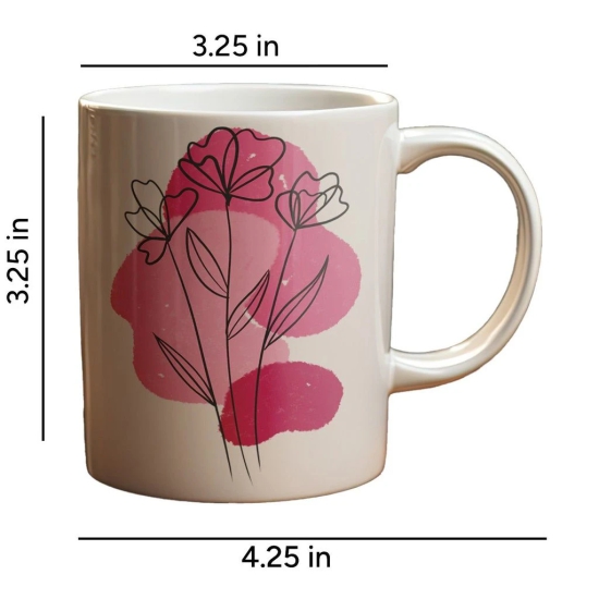 Pink Petal Bloom Coffee Mug