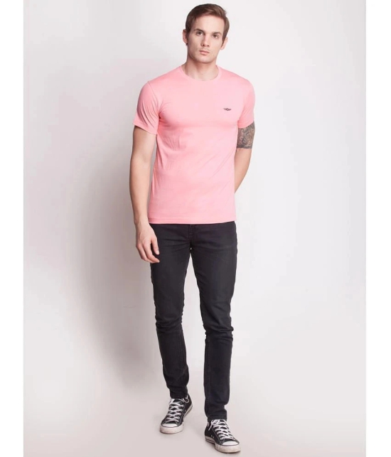 Force NXT - Pink Cotton Regular Fit Mens T-Shirt ( Pack of 1 ) - None