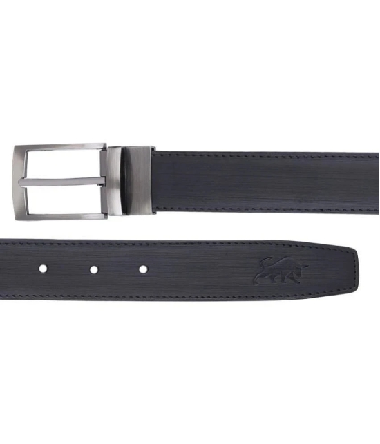 samtroh - Black PU Mens Reversible Belt ( Pack of 1 ) - None