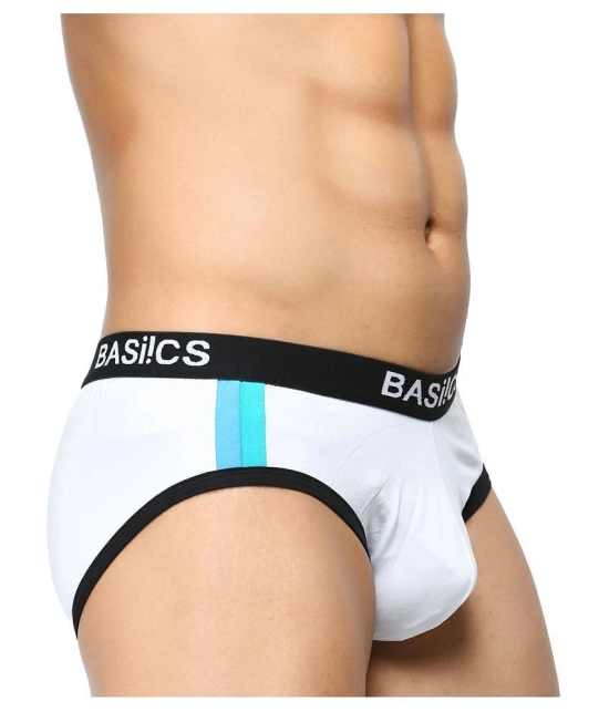 Basiics By La Intimo White Brief Single - L