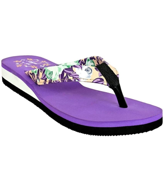 Altek Purple Womens Flip Flop - None