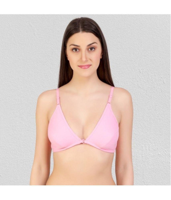 Zourt - Multicolor Cotton Non Padded Women''s T-Shirt Bra ( Pack of 3 ) - None