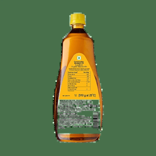 24 Mantra Organic Mustard Oil, 1 L Bottle